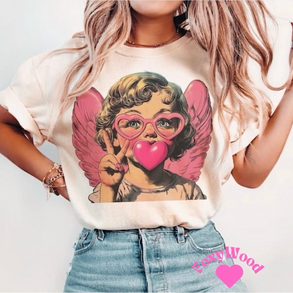 FoxyWood Angel Graphic Tee